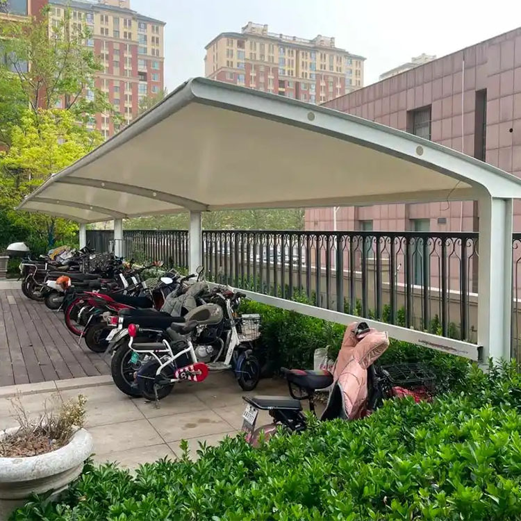 常宁市膜结构电动车棚